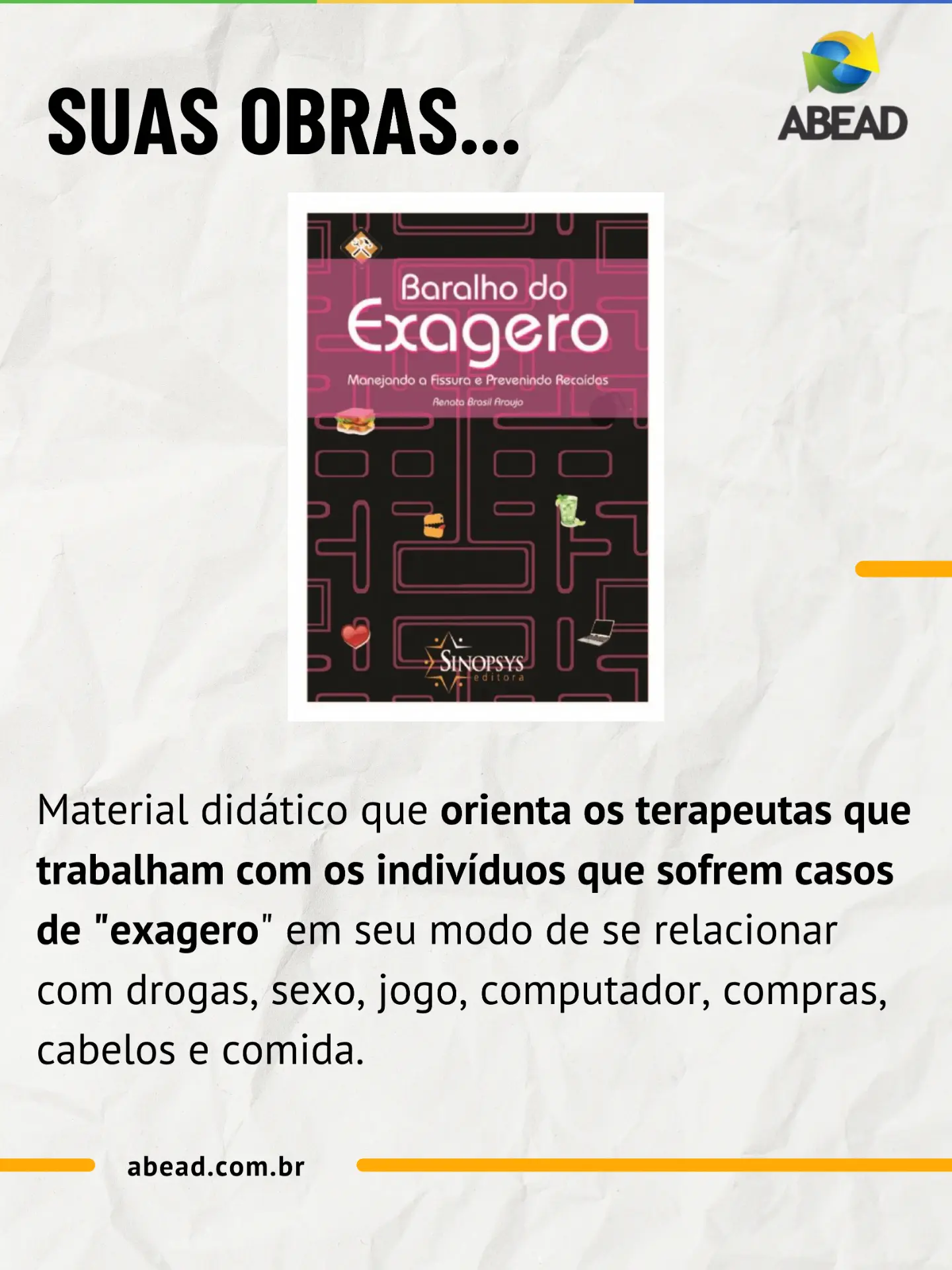 Suas obras — Baralho do Exagero.